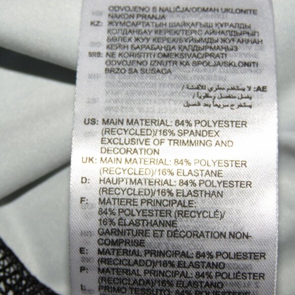 Adidas Sz Small Aeroready Pro Women's Tennis Y-Tank Top Black Gray White Stripe - Picture 13 of 16